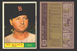 1961 Topps Baseball Trading Card You Pick Singles #200-#299 VG/EX #	268 Ike DeLock - Boston Red Sox  - TvMovieCards.com