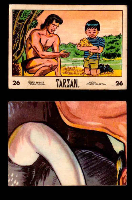 1966 Tarzan Banner Productions Vintage Trading Cards You Pick Singles #1-66 #26  - TvMovieCards.com