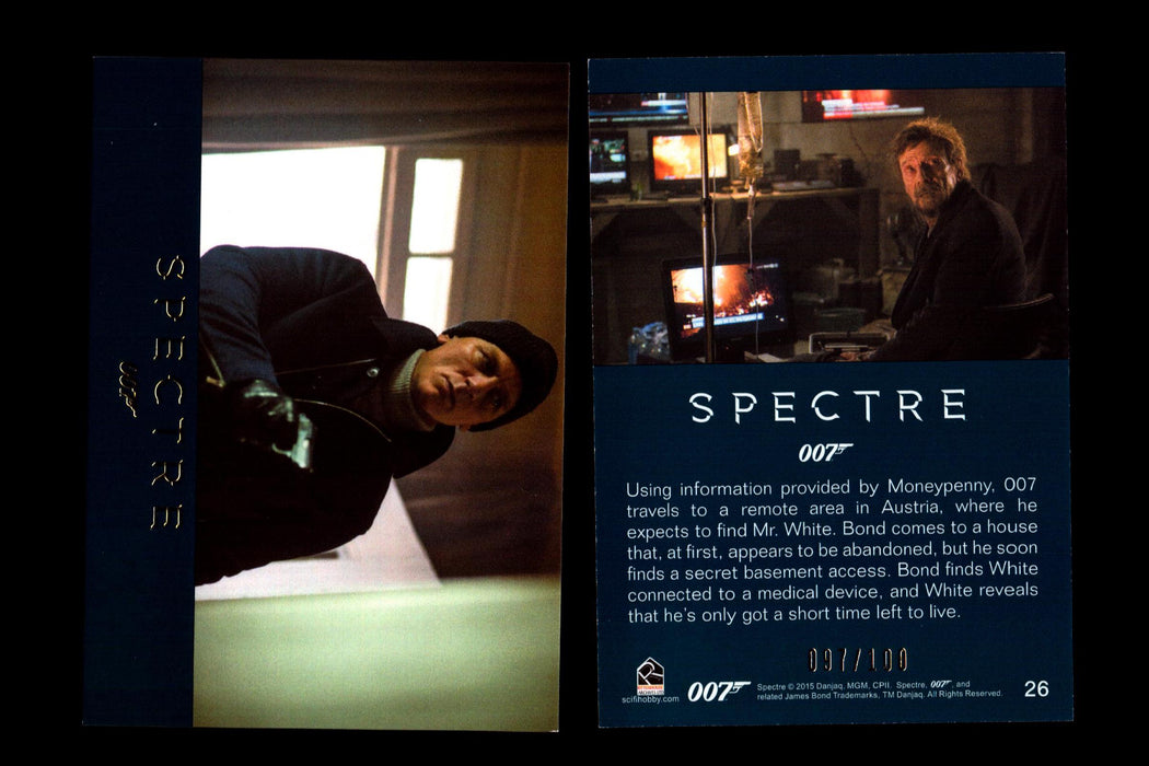 James Bond Archives 2016 Spectre Gold Parallel Card You Pick Singles #1-#76 #26  - TvMovieCards.com
