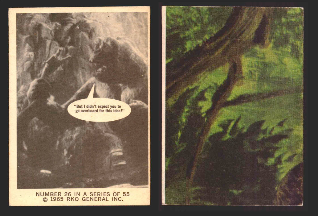1966 King Kong Donruss RKO Vintage Trading Cards You Pick Singles #1-55 26   "But I didn't expect you to go overboard for this idea!”  - TvMovieCards.com