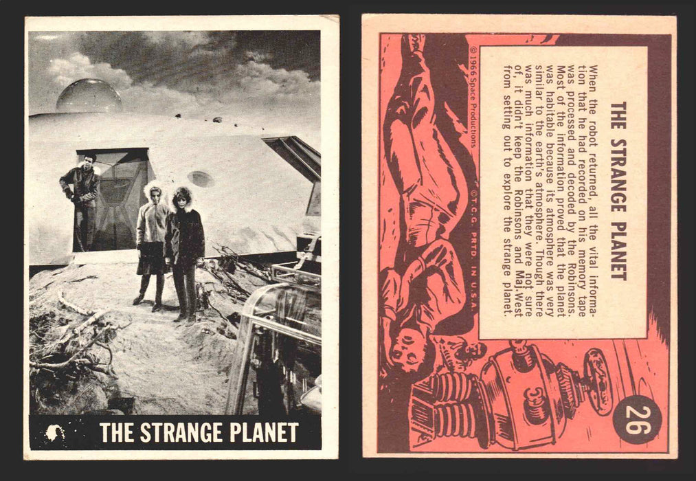 1966 Lost In Space Topps Vintage Trading Card #1-55 You Pick Singles #	 26   The Strange Planet  - TvMovieCards.com