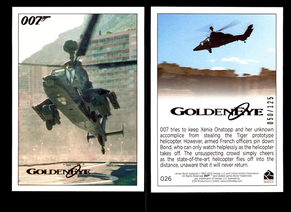 James Bond Archives 2015 Goldeneye Gold Parallel Card You Pick Single #1-#102 #26  - TvMovieCards.com