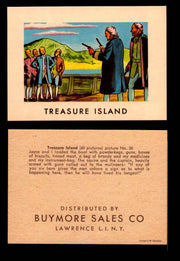 Treasure Island Buymore Sales 1960 Vintage Trading Cards You Pick Singles   - TvMovieCards.com