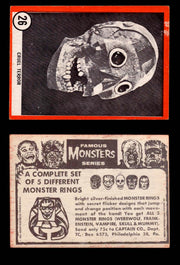 Famous Monsters 1963 Vintage Trading Cards You Pick Singles #1-64 #26  - TvMovieCards.com