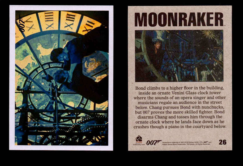 James Bond Archives Spectre Moonraker Movie Throwback U Pick Single Cards #1-61 #26  - TvMovieCards.com