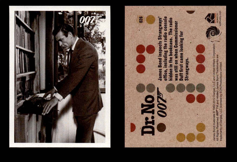James Bond 50th Anniversary Series Dr. No You Pick Single Cards #1-65 #26  - TvMovieCards.com