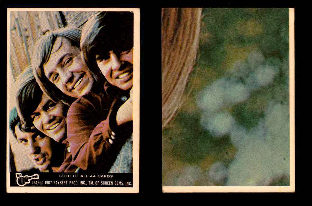 The Monkees Series A TV Show 1966 Vintage Trading Cards You Pick Singles #1A-44A #26  - TvMovieCards.com