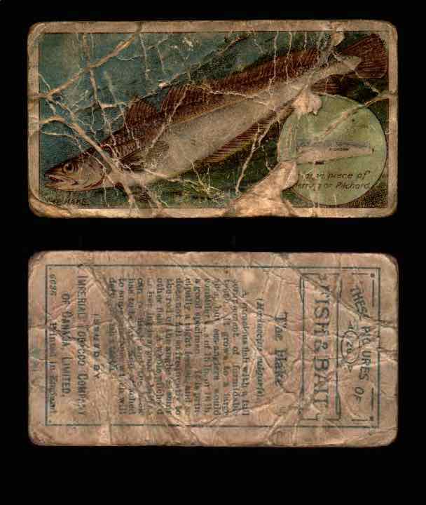 1910 Fish and Bait Imperial Tobacco Vintage Trading Cards You Pick Singles #1-50 #26 The Flake  - TvMovieCards.com