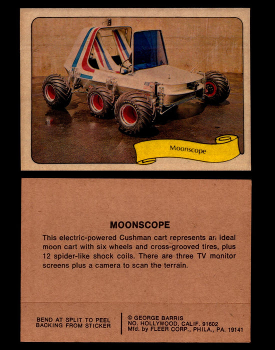 Kustom Cars - Series 2 George Barris 1975 Fleer Sticker Vintage Cards You Pick S #26 Moonscope  - TvMovieCards.com