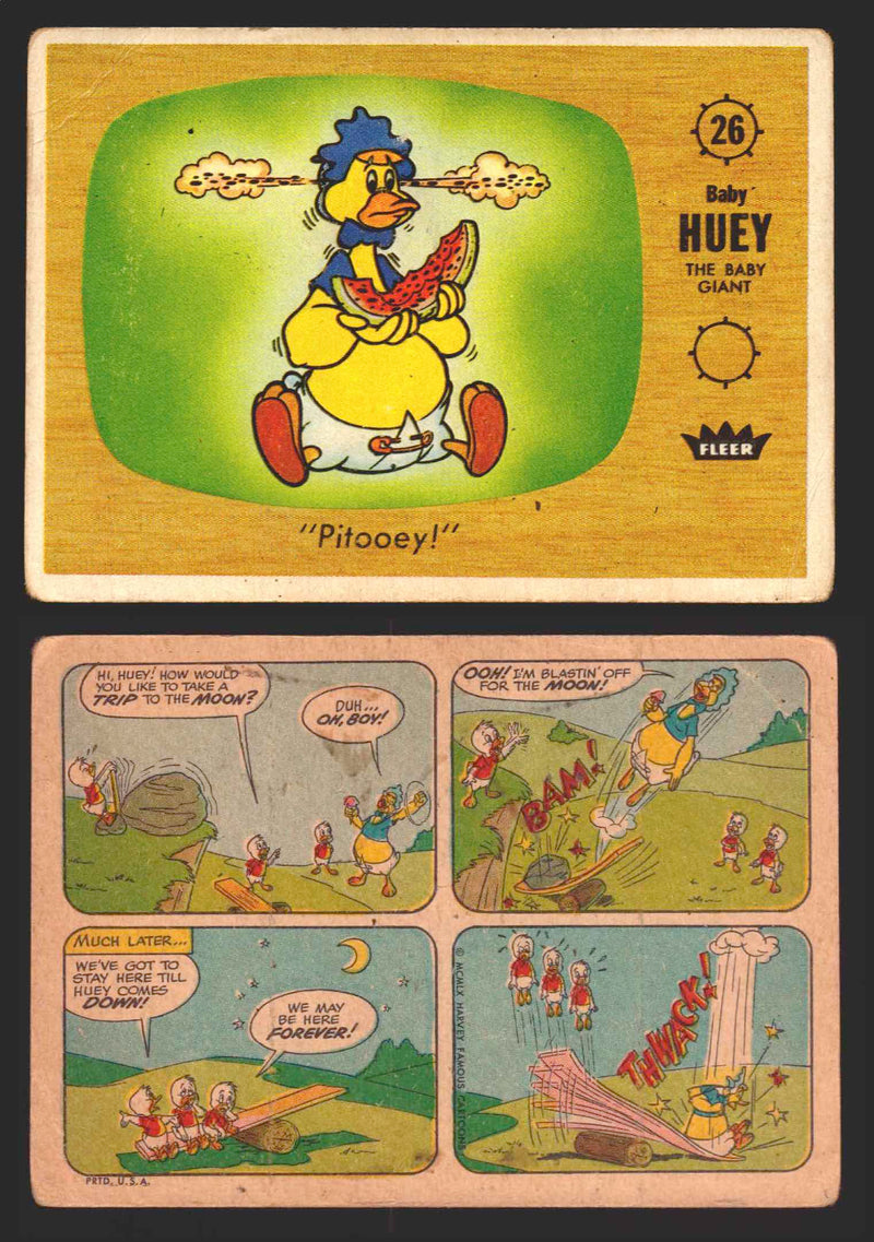 1960 Casper The Ghost Fleer Vintage Trading Card You Pick Singles #1-#66 26   "Pitooey!"  - TvMovieCards.com