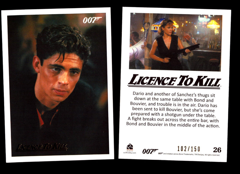 James Bond Classics 2016 Licence To Kill Gold Foil Parallel Card You Pick Single #26  - TvMovieCards.com