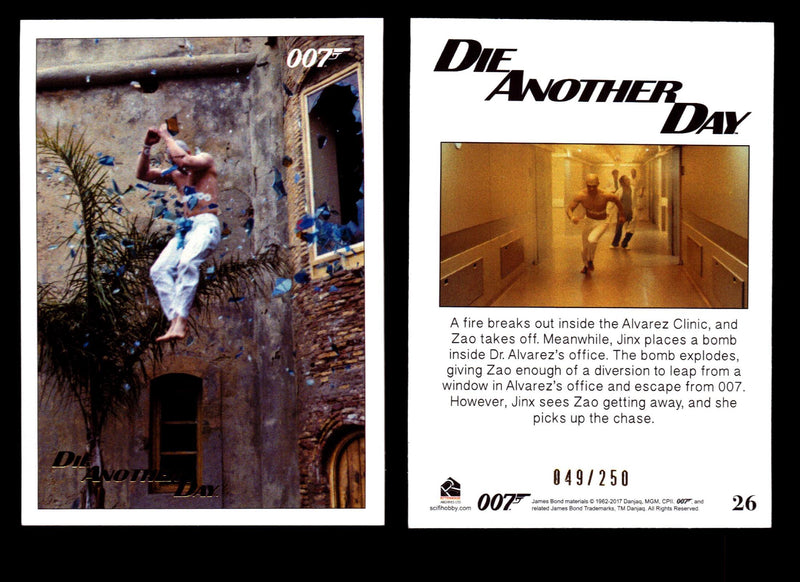 James Bond Archives 2017 Final Edition Die Another Day Gold Parallel Card Single #26  - TvMovieCards.com