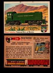 Rails And Sails 1955 Topps Vintage Card You Pick Singles #1-190 #26 Diesel Switcher  - TvMovieCards.com
