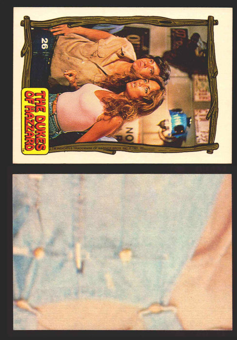1983 Dukes of Hazzard Vintage Trading Cards You Pick Singles #1-#44 Donruss 26B   Couter and Daisy  - TvMovieCards.com