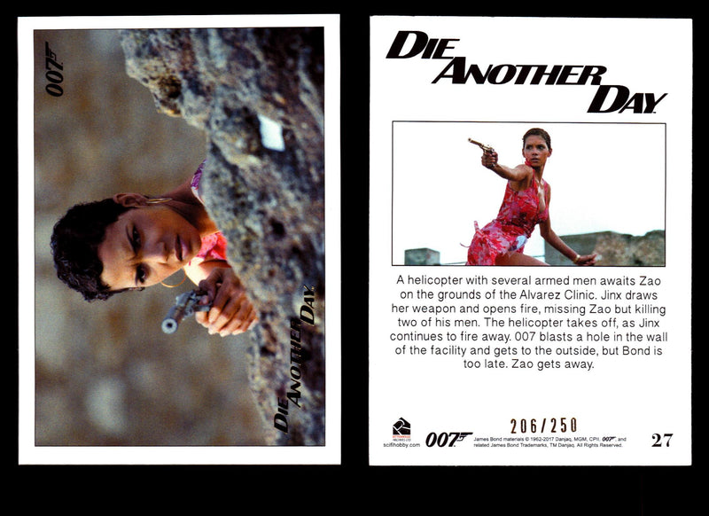 James Bond Archives 2017 Final Edition Die Another Day Gold Parallel Card Single #27  - TvMovieCards.com