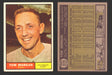 1961 Topps Baseball Trading Card You Pick Singles #200-#299 VG/EX #	272 Tom Morgan - Los Angeles Angels  - TvMovieCards.com