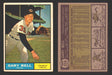 1961 Topps Baseball Trading Card You Pick Singles #200-#299 VG/EX #	274 Gary Bell - Cleveland Indians  - TvMovieCards.com