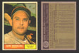 1961 Topps Baseball Trading Card You Pick Singles #200-#299 VG/EX #	275 Gene Woodling - Washington Senators  - TvMovieCards.com
