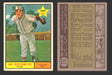 1961 Topps Baseball Trading Card You Pick Singles #200-#299 VG/EX #	276 Ray Rippelmeyer - Cincinnati Reds RC  - TvMovieCards.com