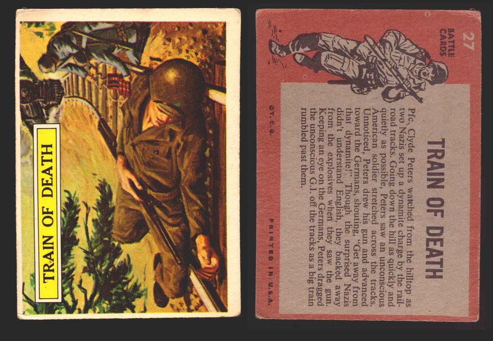 1965 Battle World War II Vintage Trading Card You Pick Singles #1-66 Topps #	27  - TvMovieCards.com