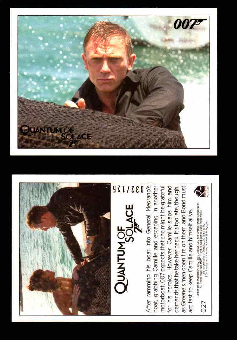 James Bond Archives Quantum of Solace Gold Parallel You Pick Single Cards #1-90 #27  - TvMovieCards.com