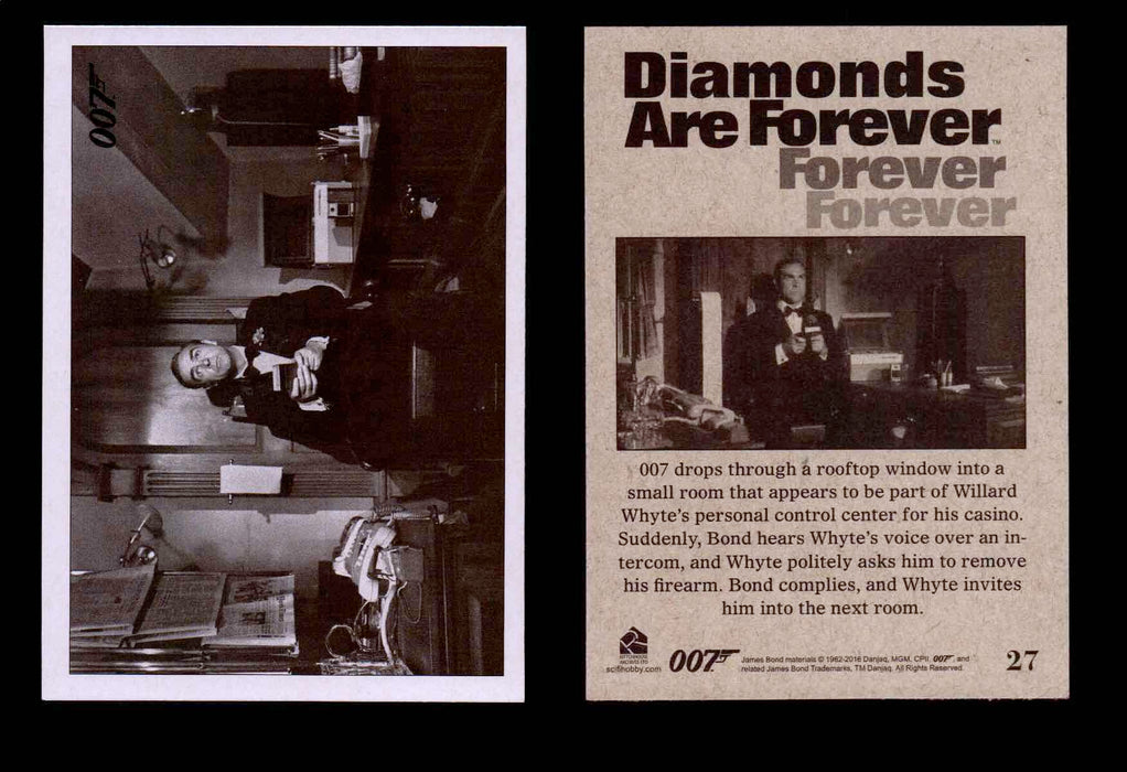 James Bond Archives Spectre Diamonds Are Forever Throwback Single Cards #1-48 #27  - TvMovieCards.com