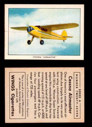 1940 Modern American Airplanes Series A Vintage Trading Cards Pick Singles #1-50 27 Cessna “Airmaster”  - TvMovieCards.com
