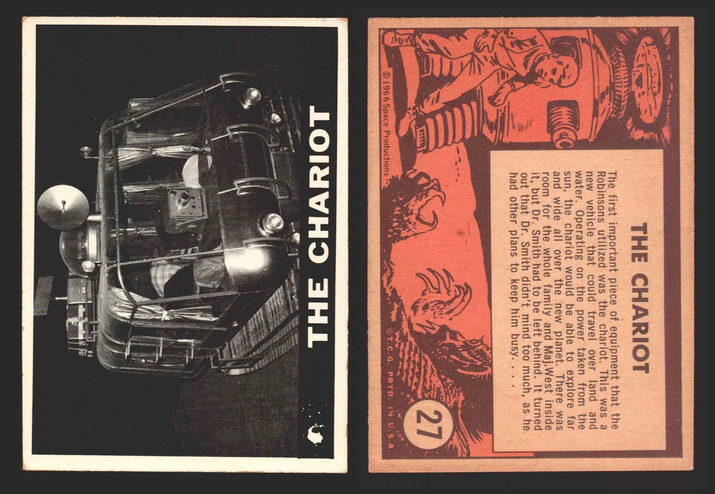 1966 Lost In Space Topps Vintage Trading Card #1-55 You Pick Singles #	 27   The Chariot  - TvMovieCards.com