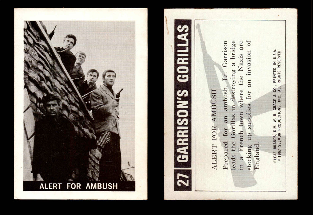 Garrison's Gorillas Leaf 1967 Vintage Trading Cards #1-#72 You Pick Singles #27  - TvMovieCards.com