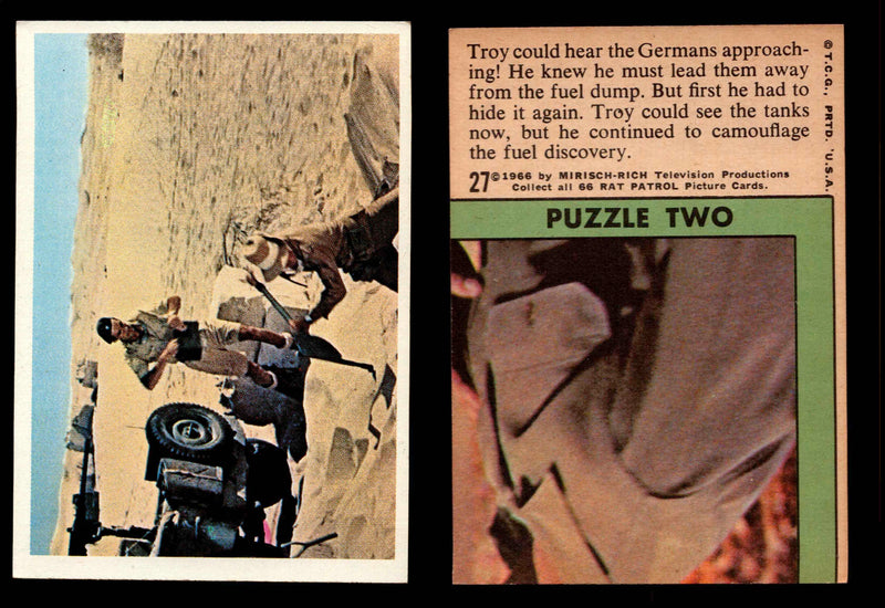Rat Patrol 1966 Topps Vintage Card You Pick Singles #1-66 #27  - TvMovieCards.com