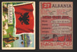1956 Flags of the World Vintage Trading Cards You Pick Singles #1-#80 Topps 27	Albania  - TvMovieCards.com
