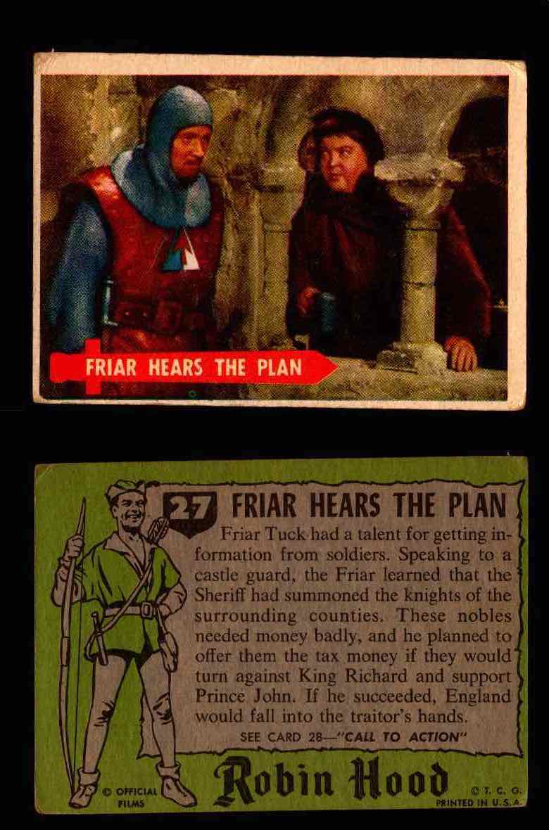 1957 Robin Hood Topps Vintage Trading Cards You Pick Singles #1-60 #27  - TvMovieCards.com