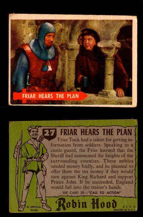 1957 Robin Hood Topps Vintage Trading Cards You Pick Singles #1-60 #27  - TvMovieCards.com