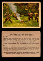 1957 Adventures of Radisson (Tomahawk) TV Vintage Card You Pick Singles #1-50 #27  - TvMovieCards.com