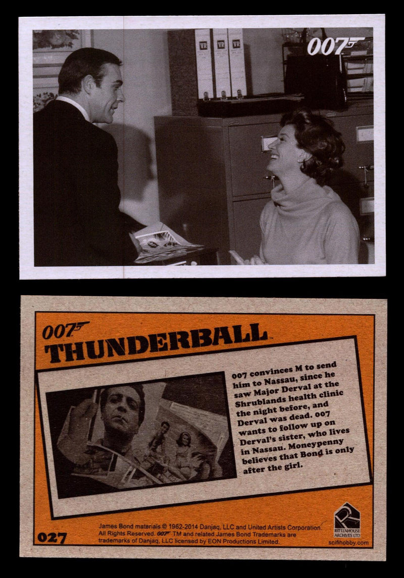James Bond Archives 2014 Thunderball Throwback You Pick Single Card #1-99 #27  - TvMovieCards.com