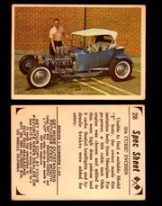 1965 Donruss Spec Sheet Vintage Hot Rods Trading Cards You Pick Singles #1-66 #28  - TvMovieCards.com
