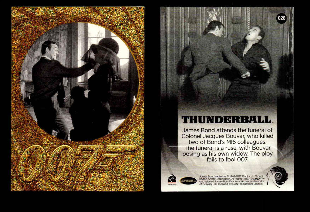 James Bond 50th Anniversary Series Two Gold Parallel Chase Card Singles #2-198 #28  - TvMovieCards.com
