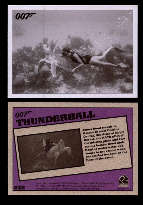 James Bond Archives 2014 Thunderball Throwback You Pick Single Card #1-99 #28  - TvMovieCards.com