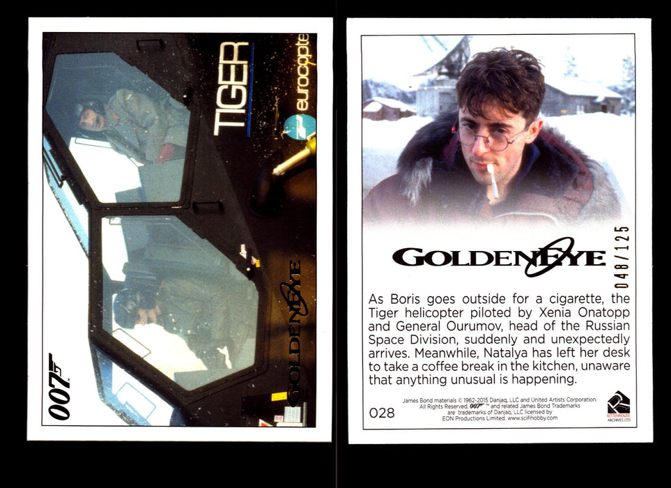 James Bond Archives 2015 Goldeneye Gold Parallel Card You Pick Single #1-#102 #28  - TvMovieCards.com