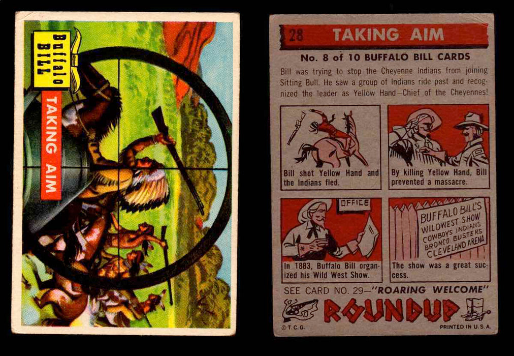1956 Western Roundup Topps Vintage Trading Cards You Pick Singles #1-80 #28  - TvMovieCards.com