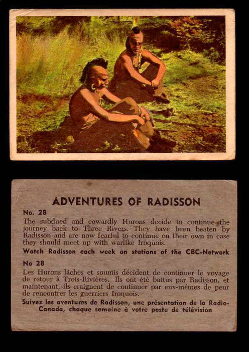 1957 Adventures of Radisson (Tomahawk) TV Vintage Card You Pick Singles #1-50 #28  - TvMovieCards.com