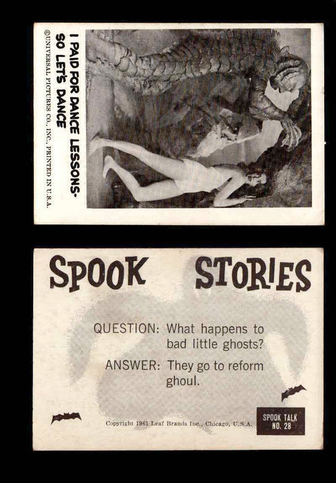 1961 Spook Stories Series 1 Leaf Vintage Trading Cards You Pick Singles #1-#72 #28  - TvMovieCards.com