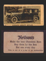 1920s Neilson's Chocolate Automobile Vintage Trading Cards U Pick Singles #1-40 #28 Pierce Arrow Sedan  - TvMovieCards.com