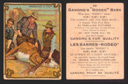 1930 Ganong "Rodeo" Bars V155 Cowboy Series #1-50 Trading Cards Singles #28 Branding A Calf  - TvMovieCards.com