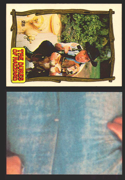1983 Dukes of Hazzard Vintage Trading Cards You Pick Singles #1-#44 Donruss 28B   Roscoe and Flash (Roscoe's dog)  - TvMovieCards.com