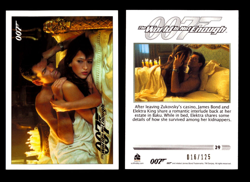 James Bond Classics 2016 World is Not Enough Gold Foil Parallel Card You Pick Nu #29  - TvMovieCards.com