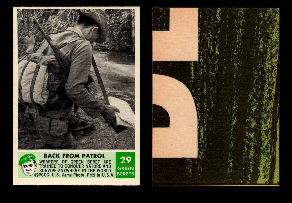 1966 Green Berets PCGC Vintage Gum Trading Card You Pick Singles #1-66 #29  - TvMovieCards.com