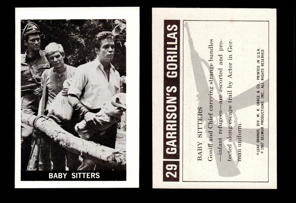 Garrison's Gorillas Leaf 1967 Vintage Trading Cards #1-#72 You Pick Singles #29  - TvMovieCards.com