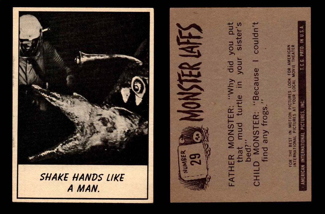 Monster Laffs 1966 Topps Vintage Trading Card You Pick Singles #1-66 #29  - TvMovieCards.com