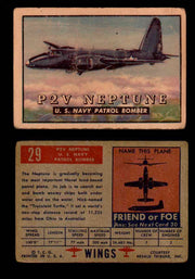 1952 Wings Topps TCG Vintage Trading Cards You Pick Singles #1-100 #29  - TvMovieCards.com
